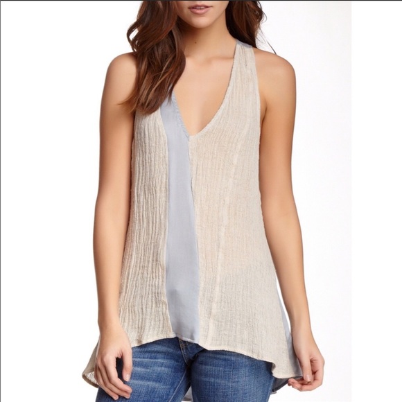 Anthropologie Tops - SOLD! Anthropologie • The Odell’s Silk/Linen Tank.